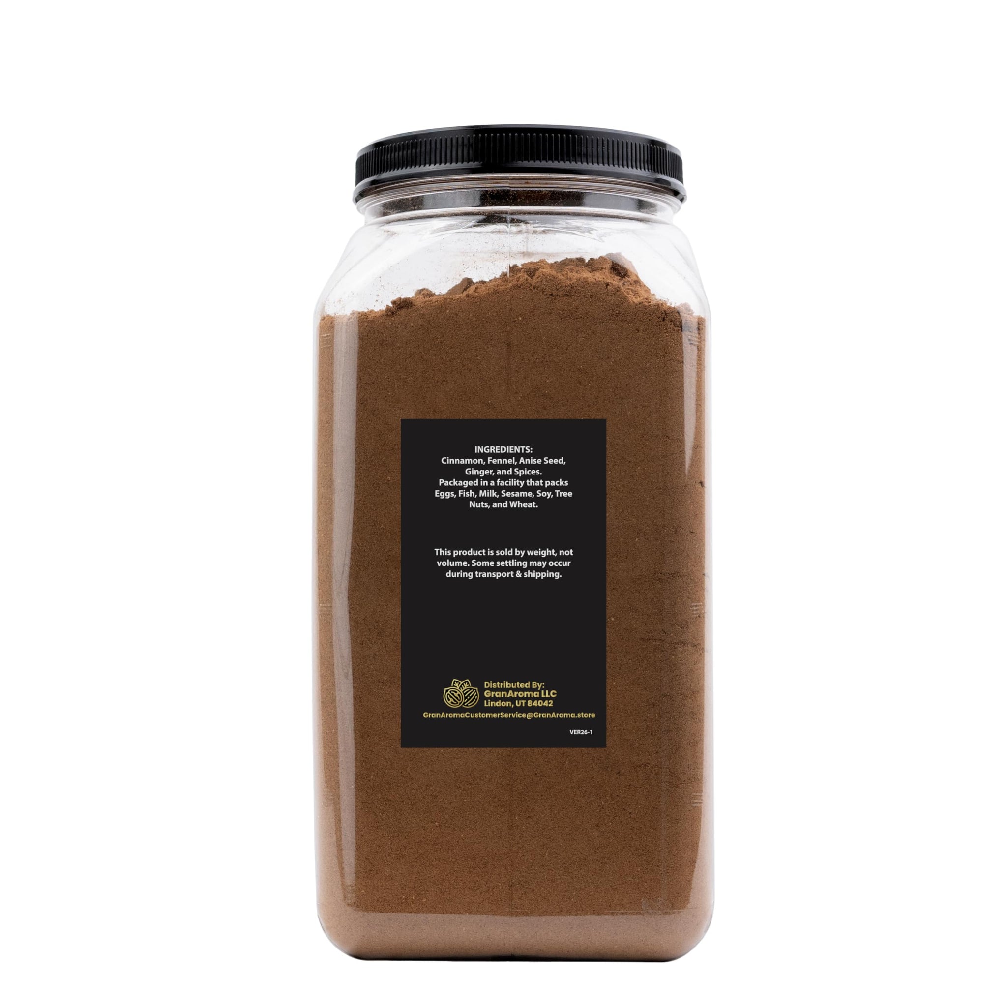 GranAroma Chinese Five Spice, Bold and Aromatic Flavor Profile, Seasoning for Stir-Fries, Roasted Meats, and Soups (4.5 Pound)