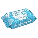 Air Jungles Glass Cleaner Wipes 70 Count, No Cloth Needed, XL 10" x 8" Streak Free Cleaning Wipes for Windows, Mirrors, Car Windshield, Removes