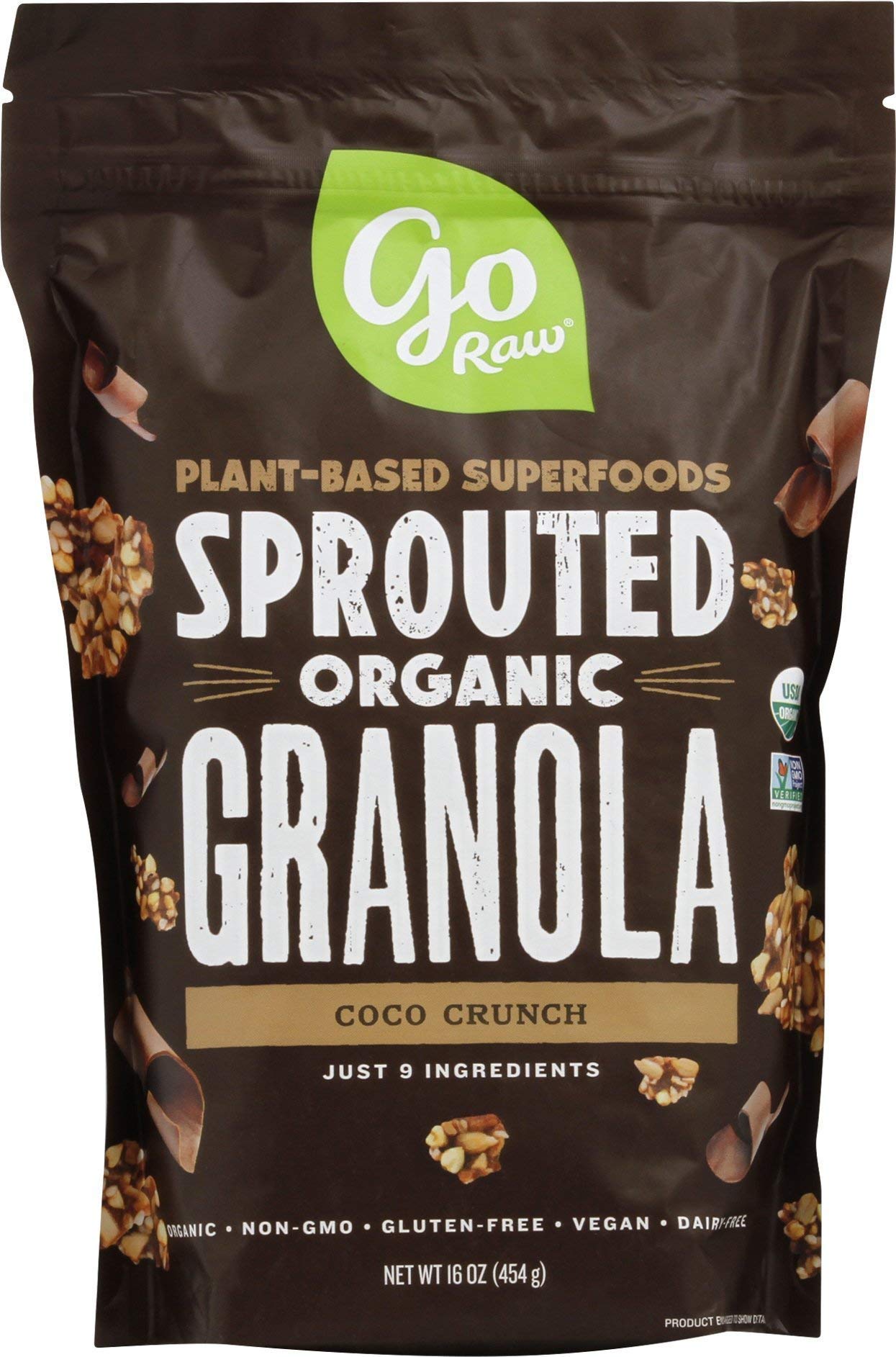 Go Raw Granola Coco Sprouted Organic, 16 oz