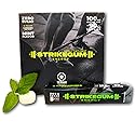 Strike Gum 5 packs of 5 Pieces |90mg Natural Caffeine|100mg Alpha Gpc| Sugar Free| Vegan | Made in the USA | Premium Energy Gum