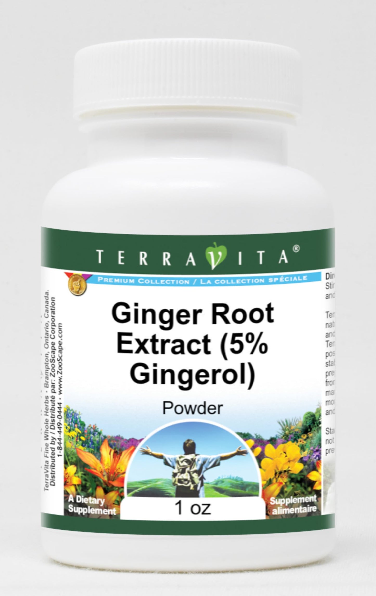Terravita Ginger Root Extract (5% Gingerol) Powder (1 oz, ZIN: 514357) - 3 Pack