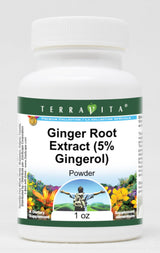 Terravita Ginger Root Extract (5% Gingerol) Powder (1 oz, ZIN: 514357) - 3 Pack