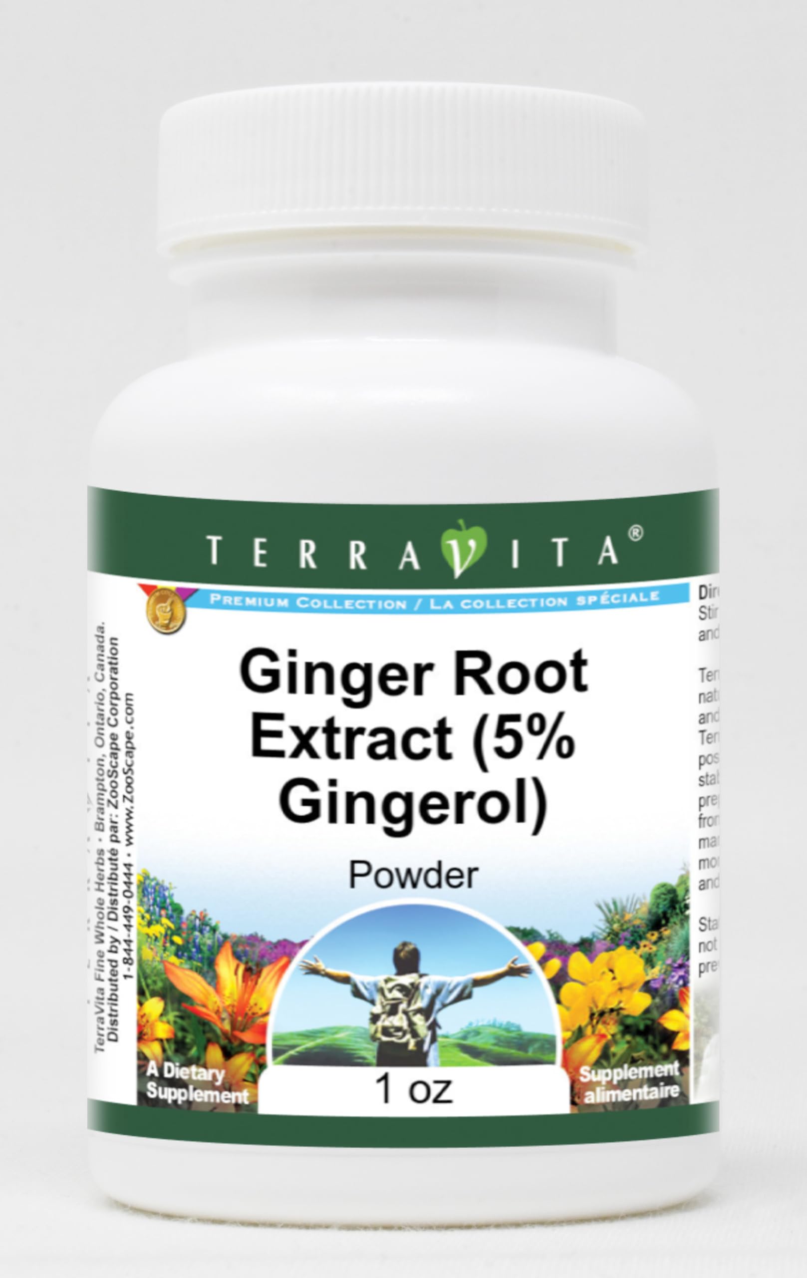 Terravita Ginger Root Extract (5% Gingerol) Powder (1 oz, ZIN: 514357) - 3 Pack