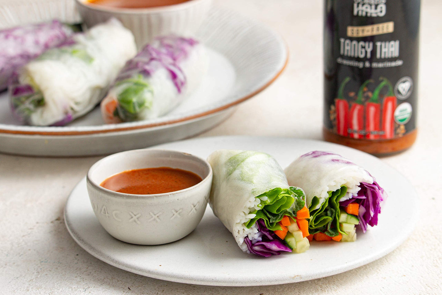 Ocean's Halo Tangy Thai Dressing & Marinade - Organic, Vegan, Soy-free (2 Pack)