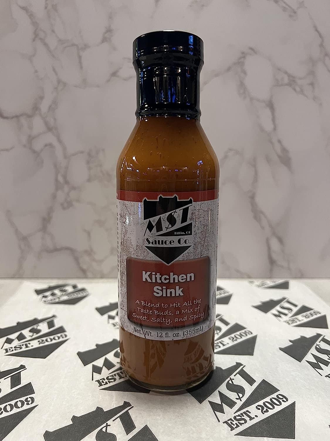 MST Sauce Co. 3 Pack Bundles (Kitchen Sink, Creamy Garlic Parm, Griffs) Kitchen Sink Wing Sauce, Griffs Bufflao Wing Sauce, Creamy Garlic Parm Ranch