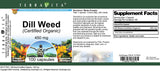 Dill Weed (Certified Organic) - 450 mg (100 Capsules, ZIN: 517643) - 3 Pack