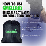 SMELLRID Activated Carbon Odor Eliminator Pouch - Neutralizes Odors in Closets