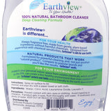 Earthview Bathroom Cleaner, Fragrance Free, 2 pk/ 32 oz- Designed for Environmental Sensitivities (MCS, EI, MI)