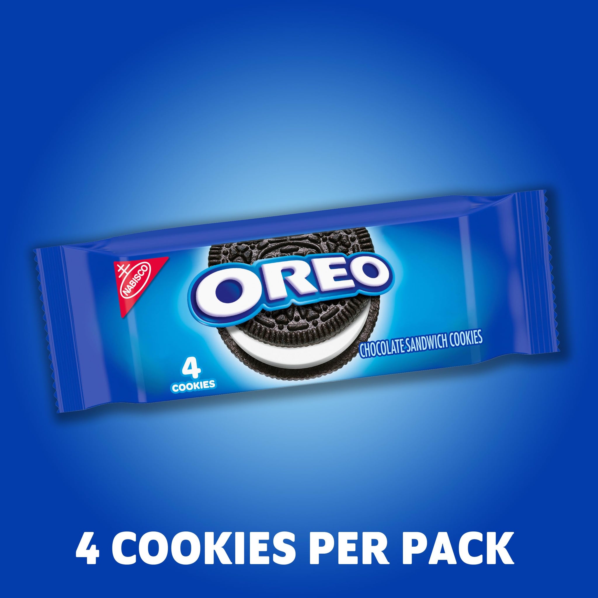Oreo, Chocolate Sandwich Cookies, 10 Snack Packs (4 Cookies per Pack)