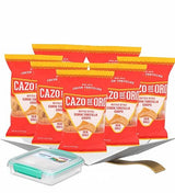 7x Chips Tortilla Original, 11 OZ Bundle with Sandwich Box for Convenient Storage and Portion Control Nacho Chips - Gift Set (8 Items)