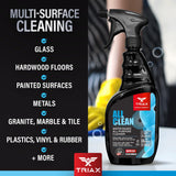 Triax Automotive All Purpose Cleaner, Biodegradable, Non-Toxic, Water-Based | Citrus Scent, Professional Strength, Multi-Surface | All Clean for Car