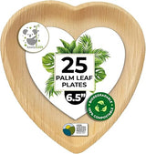 Disposable Palm Leaf Bamboo Tray and Oval Platter Disposable Charcuterie Boards Plates and Party Platters Trays Eco Compostable Wooden Food Platters