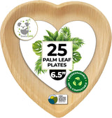 Disposable Palm Leaf Bamboo Tray and Oval Platter Disposable Charcuterie Boards Plates and Party Platters Trays Eco Compostable Wooden Food Platters