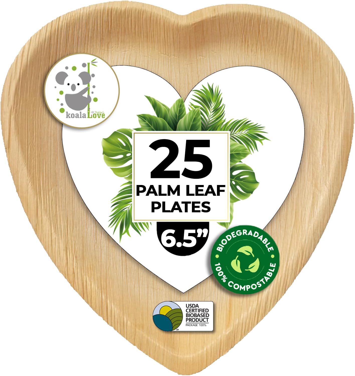 Disposable Palm Leaf Bamboo Tray and Oval Platter Disposable Charcuterie Boards Plates and Party Platters Trays Eco Compostable Wooden Food Platters