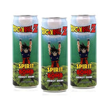 Dragon Ball Z Spirit Bomb Energy Drink Collectible Can Twelve Fluid Ounces Anime Beverage Official Licensed Goku Theme Caffeinated Refreshing Novelty