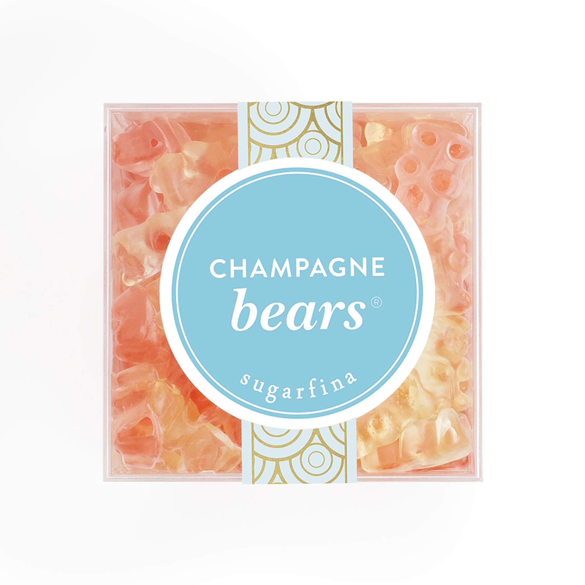 Sugarfina Champagne Bears Small Candy Cube, Gummy Bears, 3.3 oz, 1 Count