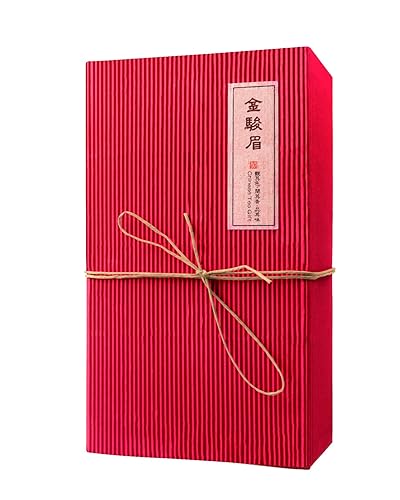 Luxtea Chinese Famous Tea - Premium Jin Jun Mei Black Tea - Golden Beautiful Eyebrow Authentic Chinese Black Tea -Grade AA (High Grade)