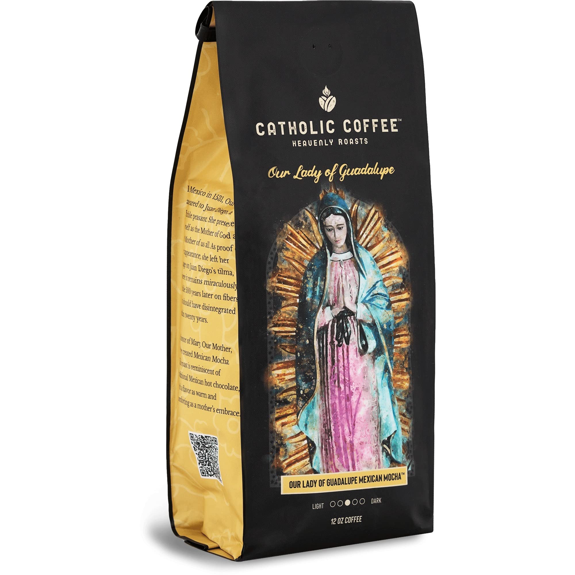 Catholic Coffee Variety Coffee Box (Whole Bean) (Our Lady of Guadalupe, St. Patrick, St. Peter, St. Joseph)