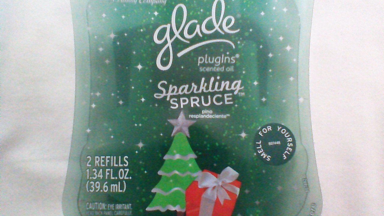 6 GLADE PLUGINS SCENTED OIL REFILLS SHIMMERING SPARKLING SPRUCE HOLIDAY FIR NEW