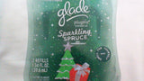 6 GLADE PLUGINS SCENTED OIL REFILLS SHIMMERING SPARKLING SPRUCE HOLIDAY FIR NEW