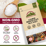 Himalayan Chef Sea Salt, Coarse Grains, 192 Ounce - All Natural and Hand Harvested Unrefined Salt, Gluten Free, Non-GMO Seasoned Salt, 48 Ounce/Each