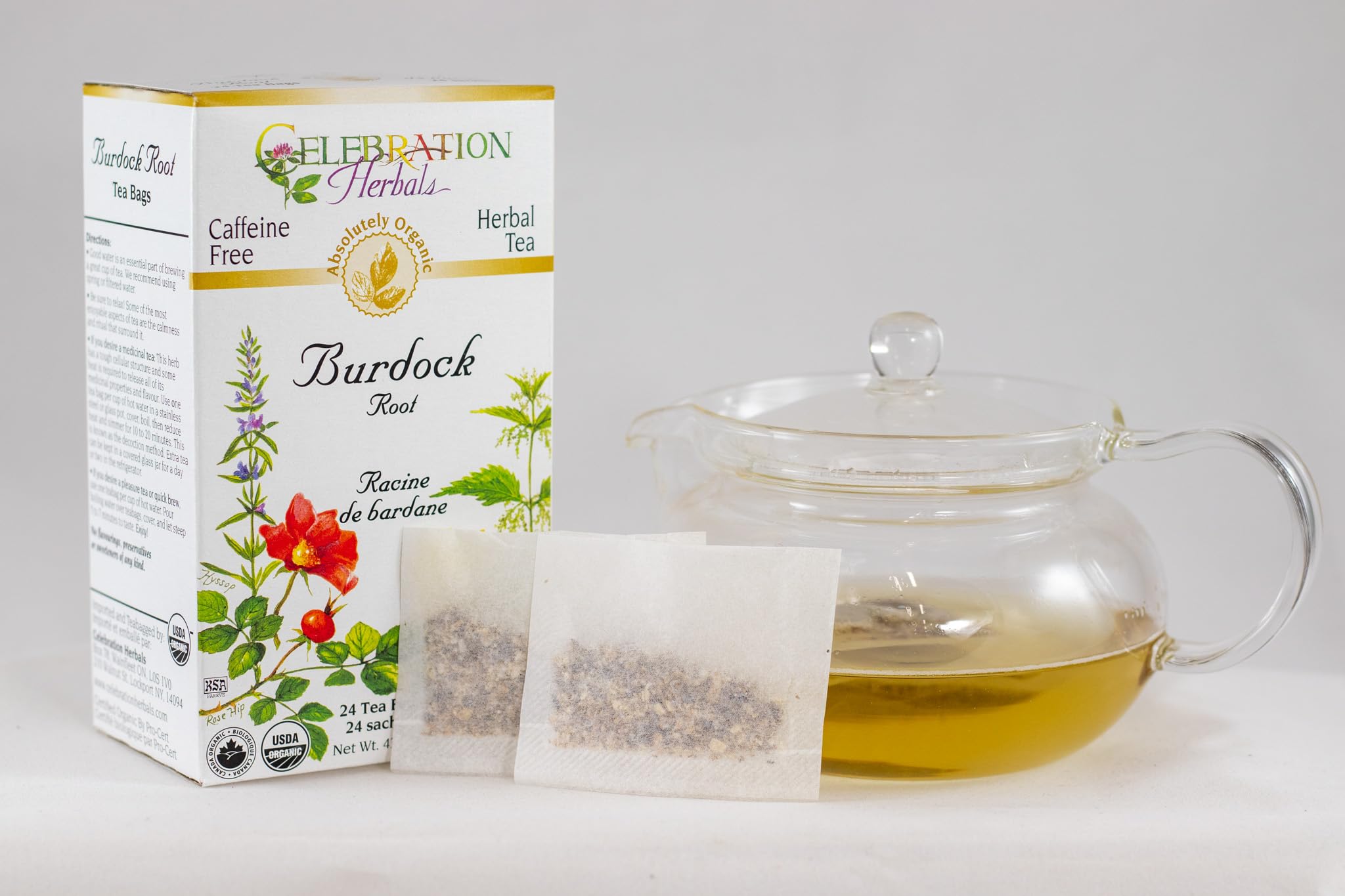 Celebration+Herbals%2c+Tea+Bags+Burdock+Root%2c+24+Count