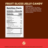 Fruit Slices 1-Pound Bag | Assorted Flavors Jellies | Dye Free Candy | Vegan Candy | Tangerine, Orange, Strawberry, Lemon | Naturally Flavored Sweets