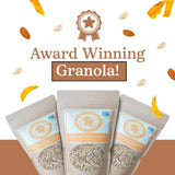 Maple Nut Kitchen Tropical Orange Granola 3 Pack - Gluten Free Granola with Mango, Almonds, Coconut & Citrus - Crunchy Healthy Breakfast Cereal - Low