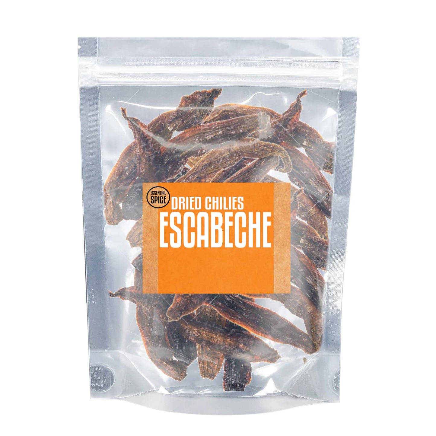 Essential Spice Dried Escabeche Chilies - Medium Heat with Tangy, Fruity Flavor - Whole Dried Yellow Chilies for Pickling, Salsas, Sauces & Latin