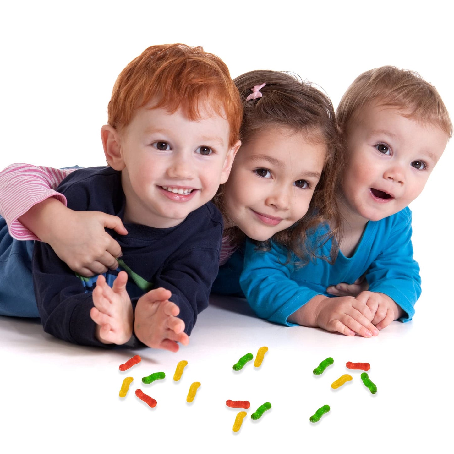 Gummy Worms - Gummy Candy Party Favors - 18 Individually Wrapped Fun Packs Spring Wriggly Worms - Gummi Easter Worms Gummies Kids Treats - Easter