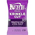 Kettle Brand Potato Chips, Krinkle Cut, Truffle Oil & Sea Salt Kettle Chips, 7.5 Oz