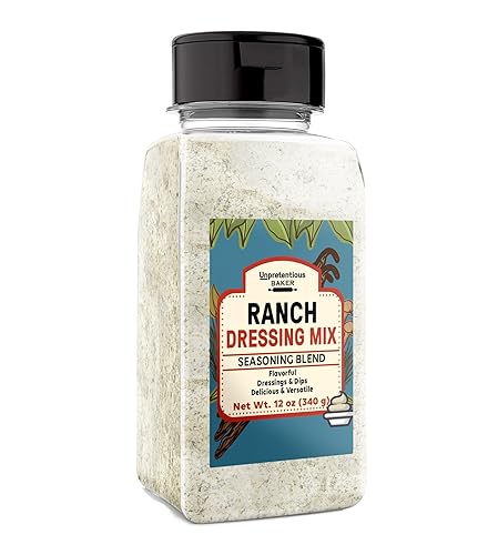 Unpretentious Ranch Dressing Mix, 12 oz, Dips & Dressings, Powder Mix, Seasoning Blend