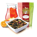 English Tea Store Blue Eyes Herbal Tea Pouches - 16oz | Loose Leaf Fruit Tea Blend with Caramel and Cornflower Petals | Sweet Candy-Like Flavor |