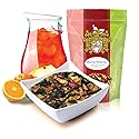 English Tea Store Blue Eyes Herbal Tea Pouches - 16oz | Loose Leaf Fruit Tea Blend with Caramel and Cornflower Petals | Sweet Candy-Like Flavor |