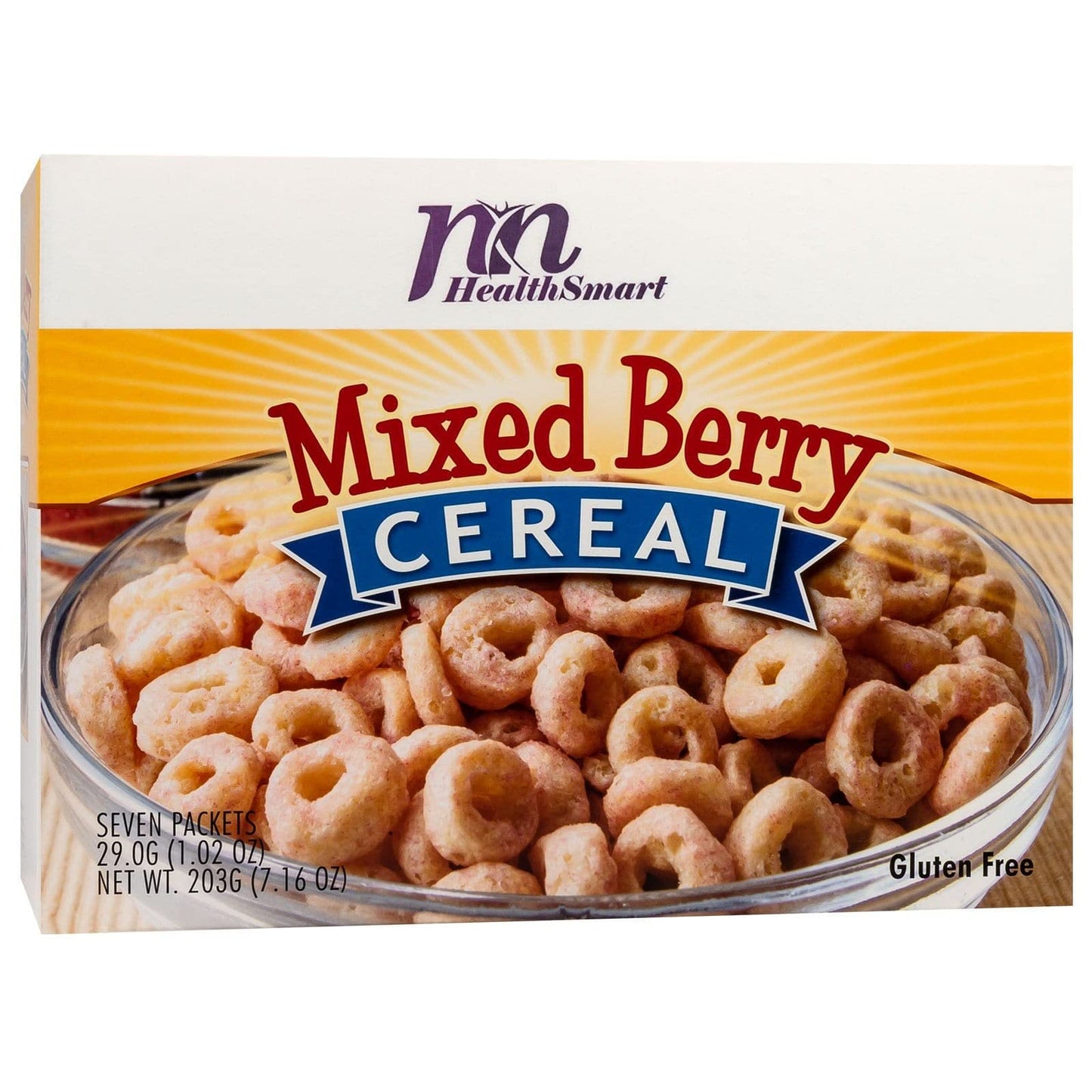 HealthSmart High Protein Mixed Berry Cereal, 14g Protein, Low Calorie, Low Carb, Low Fat, Low Sugar, No Gluten Ingredients, KETO Friendly, Ideal