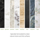 MORE - Stone & Tile Cleaner - Grout & Floor Cleaner for Natural Stone, Marble, Concrete, Ceramic, & Porcelain - Water-Based Grout Cleaner for Tile