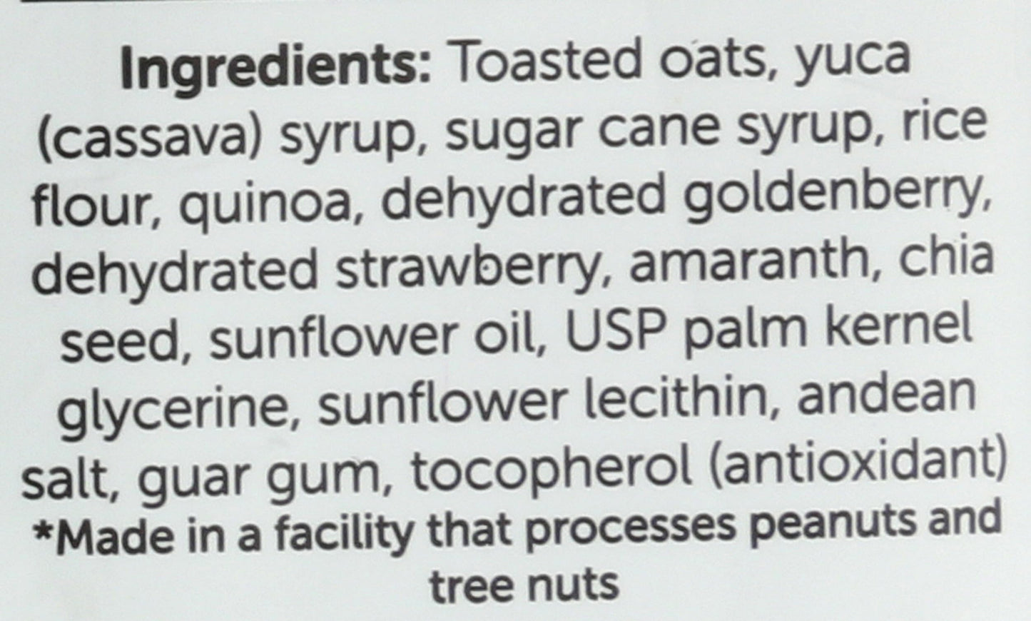 Yhu Life Granola Bar Ancient Grain Goldenberry, 2 OZ