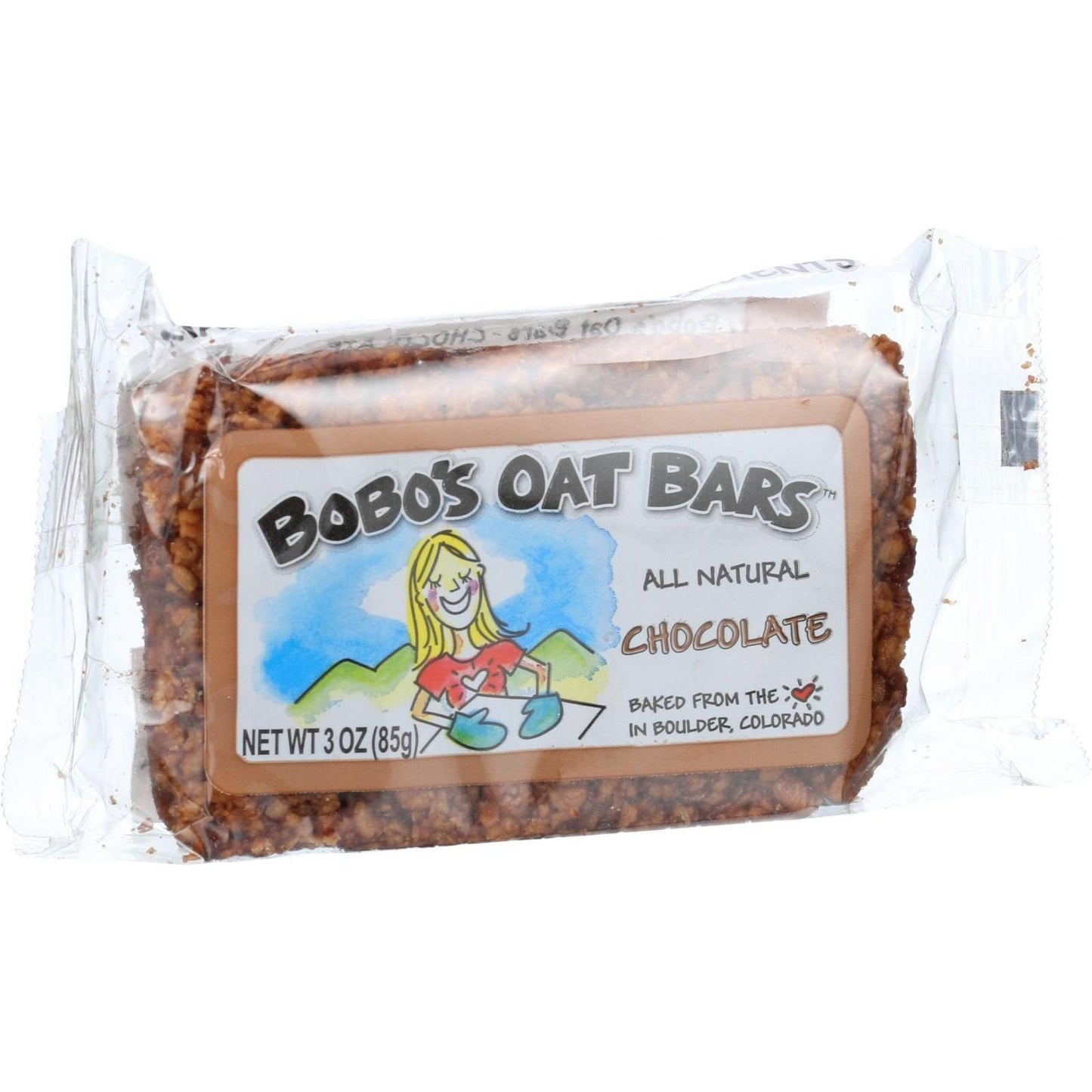 Chocolate, 3 oz (84 g) by Bobo's Oat Bars