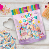Sophiepops & Gumdrops Magical Marshmallow Twists, Unicorn Candy, Rainbow Marshmallows for Easter or Any Party, Non-Fat, Nut and Gluten Free, 12 Oz, 6