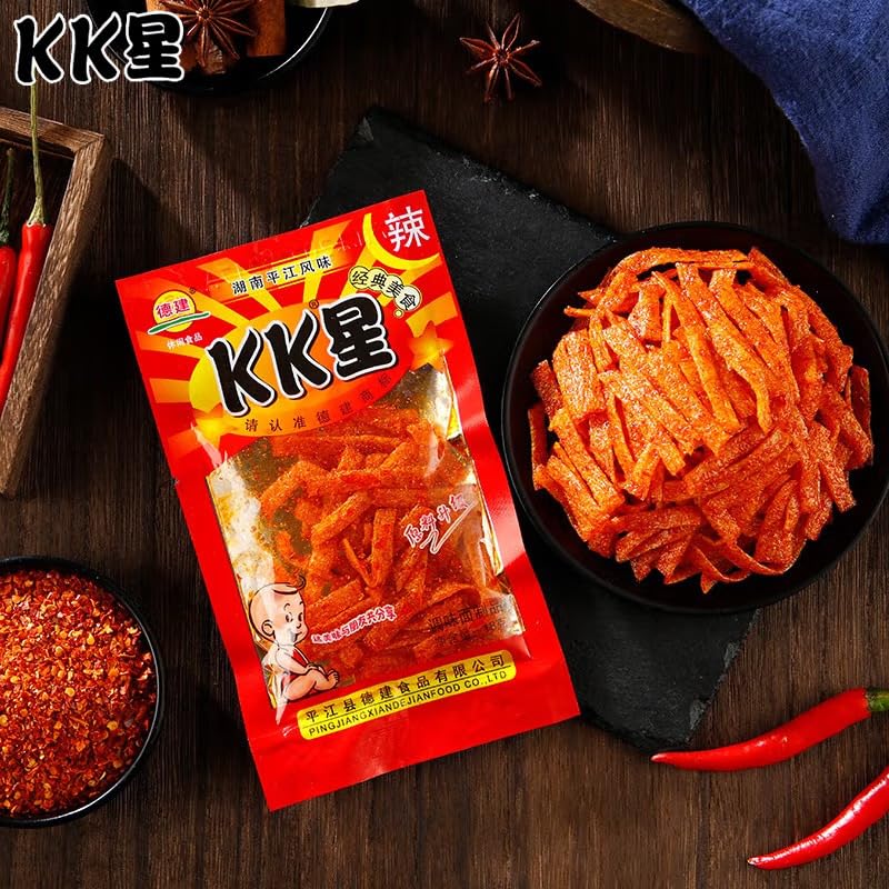 KK? ?? ??? ???? latiao Spicy strip Chinese snacks Chinese food 18g/?X25