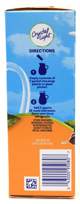 Crystal Light Peach Iced Tea Drink Mix, 12-Quart Canister (Pack of 8)