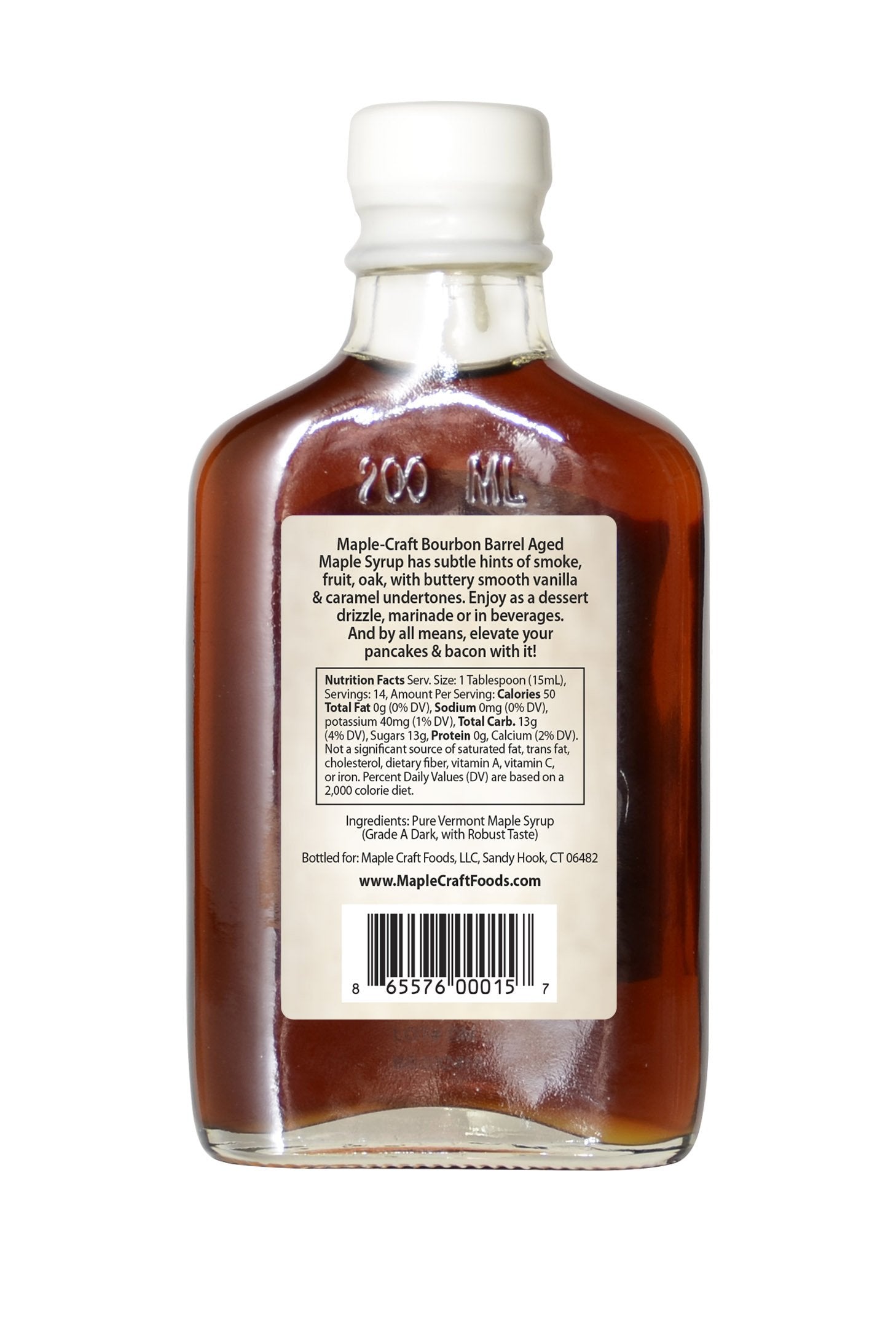 Maple Craft Foods, Bourbon Barrel Aged Vermont Maple Syrup