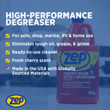 Zep Cherry Bomb Auto+ Degreaser & Cleaner - For Auto, Marine, RV, & Home - 1 Gallon