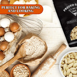 Presto Sales Whole Blanched Almonds Skinless Raw 16 oz. | Great for baking and decorations | Vegan, Non-GMO | Healthy, High Protein | Resealable 1 lb