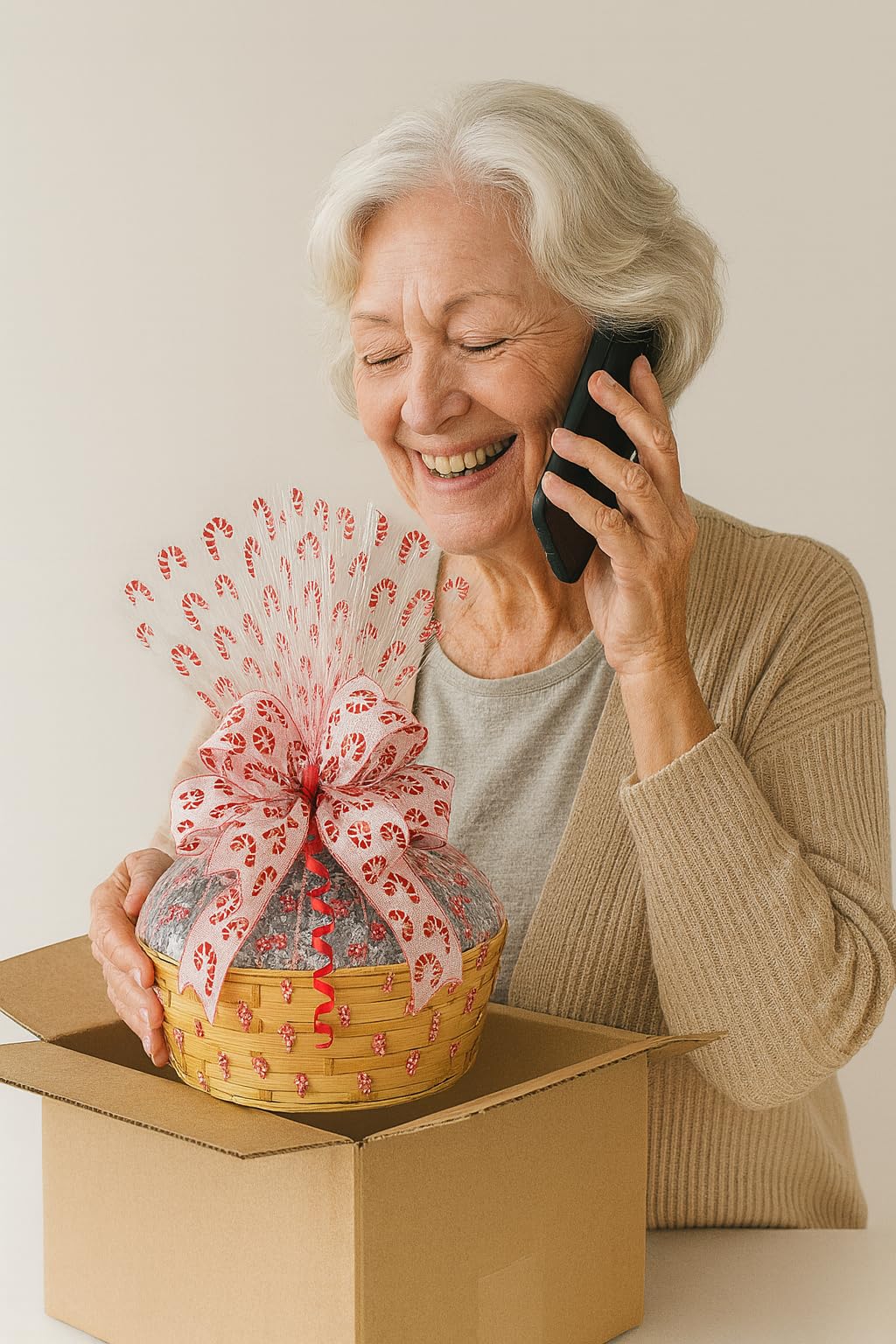 Handcrafted Gift Basket with Chocolates, Cookies, Snacks & Candy. Perfect for Birthdays, Sympathy, Holidays, Clients & Thank You Gifts (Standard