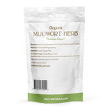 Halo Naturals Organic Mugwort Herb Cut & Sifted, 4 Ounces (Artemisia vulgaris) USDA Certified | Resealable Pouch| Packaged in The USA (Pack of 1)