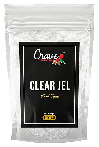 Crave Clear Jel Powder 1.75 LB Bag - Non-GMO Cook Type Powder - For Canning, Cooking and Pie Filling - Unflavored