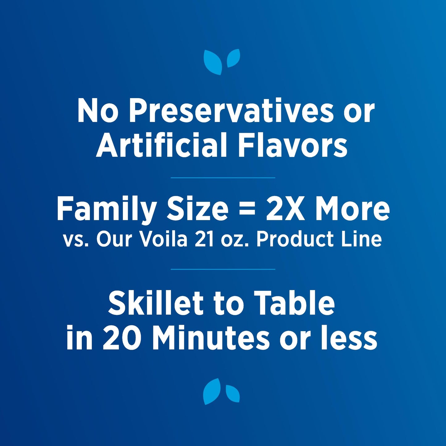 Birds Eye Voila! Family Size Garlic Chicken Frozen Dinner, Easy-to-Prepare Frozen Meal for Weeknight Family Meals, 42 OZ Bag