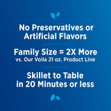 Birds Eye Voila! Family Size Garlic Chicken Frozen Dinner, Easy-to-Prepare Frozen Meal for Weeknight Family Meals, 42 OZ Bag