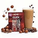 CLICK All-in-One Protein & Coffee Meal Replacement Drink Mix, 10 Single Serving Packets (1.1 Ounce) (Hazelnut)